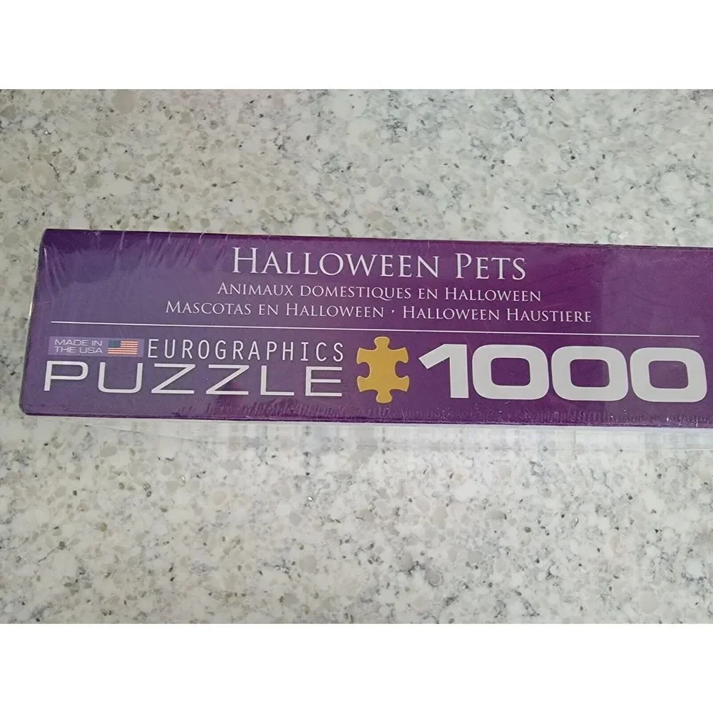 1000 Piece Eurographics Puzzle HALLOWEEN‎ PETS Cats Dogs in Costume NEW SEALED